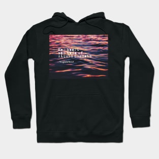 Her heart was made of liquid sunsets - Virginia woolf quote Hoodie